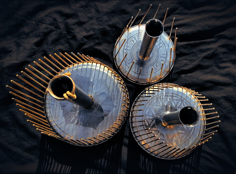 Three Interstellar waterphones